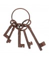 ORIGEN Home Decor Llaves Jardin Gris - Llavero de Hierro Colado de Alta Calidad - Organizador de Llaves Resistente