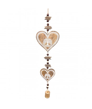ORIGEN Home Decor Movil Corazon Colgantes Beige 75x17x4cm - Diseño Único y Versátil