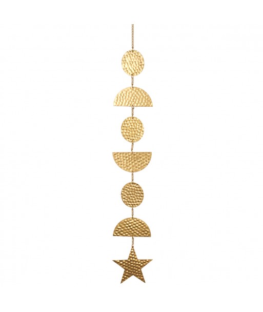 ORIGEN Home Decor Movil Fase Lunar Colgantes Beige 74x10x1cm - Diseño Único y Versátil