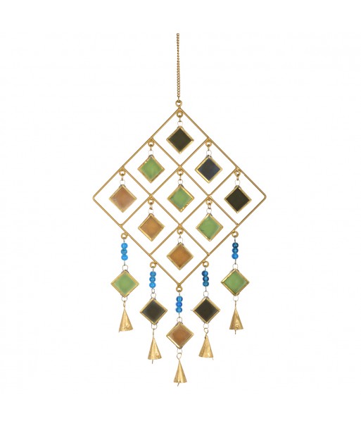 ORIGEN Home Decor Movil Rombos Colgantes Beige 60x29x2cm - Diseño Único y Versátil