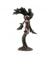 ORIGEN Home Decor Ninfa Meliae Ninfa Arbol Bronce Figura Diosa Gris 25x16x9cm