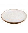 ORIGEN Home Decor Plato Grande Cajas Y Bandejas | Plato Blanco Ovalado - 3x28x28cm