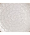ORIGEN Home Decor Plato Grande Cajas Y Bandejas | Plato Blanco Ovalado - 3x28x28cm