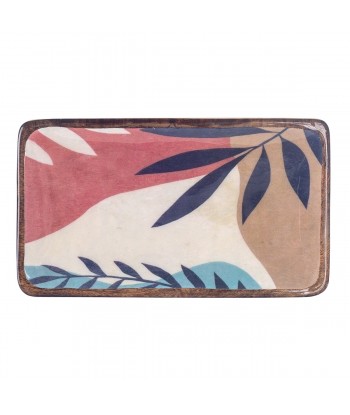 ORIGEN Home Decor Plato rectangular Cajas Y Bandejas | Plato Marrón - 3x25x15cm
