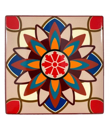 ORIGEN Home Decor Posavasos Set de 4 Unidades Posavasos | Multicolor Rectangular - 1x11x11cm