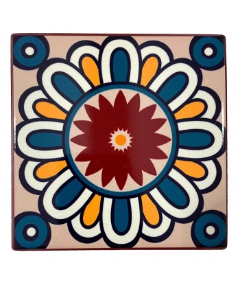ORIGEN Home Decor Posavasos Set de 4 Unidades Posavasos | Multicolor Rectangular - 1x11x11cm
