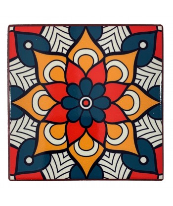 ORIGEN Home Decor Posavasos Set de 4 Unidades Posavasos | Multicolor Rectangular - 1x11x11cm