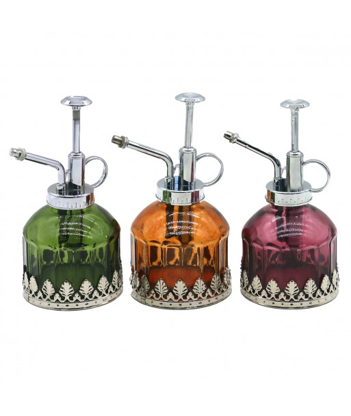 ORIGEN Home Decor Pulverizadores 3U Jarrones Y Portavelas Verde - 16x10x9cm