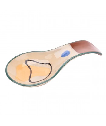 ORIGEN Home Decor Reposa cucharas Jarrones Y Portavelas | Cuchara Marrón - 3x27x12cm