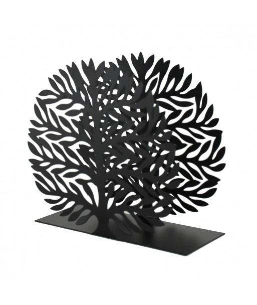 ORIGEN Home Decor Servilletero Utensilios | Servilletero Negro - 14x15x6cm