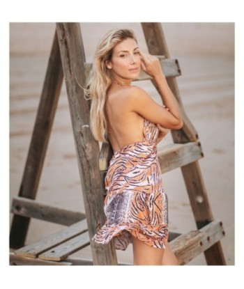 Isla Bonita Moda By SIGRIS - Vestido Corto de Moda Mujer | Vestido Fiesta Mujer Elegante