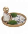 Figura de Buda Oriental de Resina Dorada para Decoración Zen y Espiritualidad