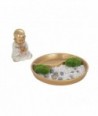 Figura de Buda Oriental de Resina Dorada para Decoración Zen y Espiritualidad