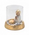 Figura de Buda Oriental en Resina Dorada para Decoración y Feng Shui