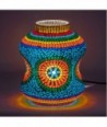 Lámpara mosaico sobremesa estilo étnico decorativo