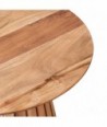 Mesita Bohemio Marrón Madera de Acacia 50x50x50cm