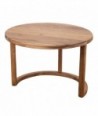 Conjunto de 2 Mesitas Auxiliares de Madera de Acacia
