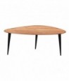Mesita auxiliar de madera de acacia estilo bohemio