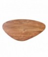 Mesita auxiliar de madera de acacia estilo bohemio