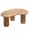 Mesita auxiliar de madera de mango - Mueble Bohemio para decoración del hogar
