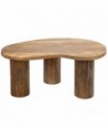 Mesita auxiliar de madera de mango - Mueble Bohemio para decoración del hogar