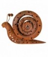 Caracol portavelas grande de metal rústico para decoración del hogar y regalos originales