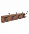 Percha de madera con 4 pomos para organizar tu hogar de forma práctica y elegante