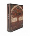 Caja libro arbol decorativa estilo étnico para organización y decoración del hogar