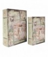 Caja Libro World Map Blanco 2 Unidades