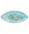 Bandeja mosaico vidrio azul decorativa para hogar y regalo
