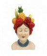 Macetero cabeza mujer decorativo para jardín y terraza