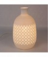 Lámpara Bohemio Blanco Porcelana 26 cm x 15,5 cm x 15,5 cm