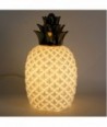 Lámpara Piña Decorativa de Porcelana Blanca