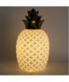 Lámpara Piña Decorativa de Porcelana Blanca