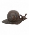 Figura de Caracol de Hierro Colado para Decoración Rústica