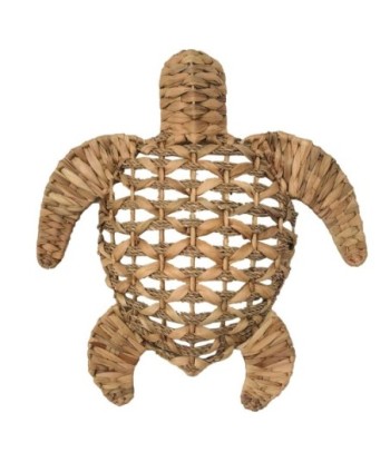 Adorno de Pared Tortuga Pequeña, Decoración Natural para Hogar, Accesorio Único para Estilo Bohemio y Ecológico