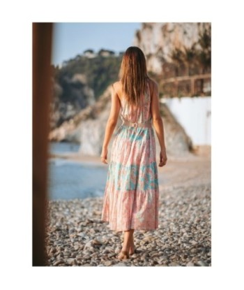 Isla Bonita Moda By SIGRIS - Vestido Largo Midi para Mujer, Elegante y Moderno