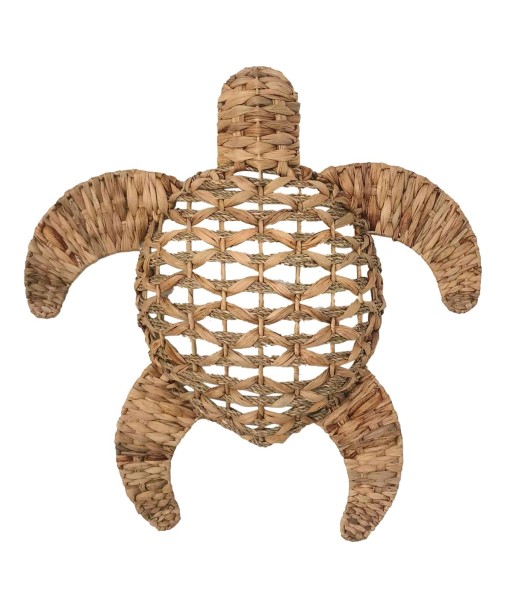 Adorno de Pared Tortuga Grande de Jacinto de Agua - Decoración Natural para Hogar, Estilo Único y Elegante
