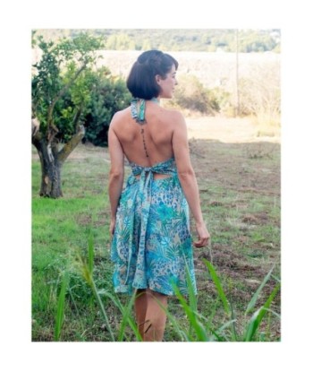 Isla Bonita Moda By SIGRIS - Vestido Corto de Moda Mujer Elegante y Sofisticado