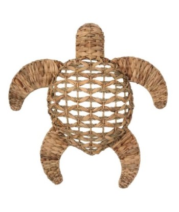 Adorno de Pared Tortuga Grande de Jacinto de Agua - Decoración Natural para Hogar, Estilo Único y Elegante