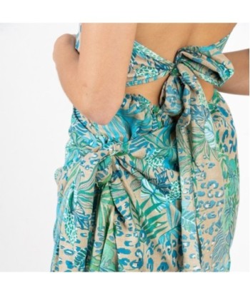 Isla Bonita Moda By SIGRIS - Vestido Corto de Moda Mujer Elegante y Sofisticado