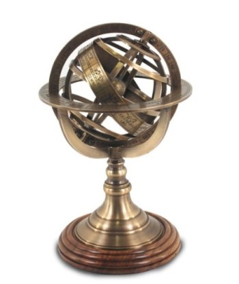 By SIGRIS Esfera Armillary Decoración Náutico Colección World Map Signes Grimalt Decor And Go