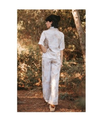 Isla Bonita Moda By SIGRIS - Camisa de Algodón 100% para Mujer, Estilo Glam