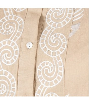 Isla Bonita Moda By SIGRIS - Camisa de Algodón 100% para Mujer, Estilo Glam