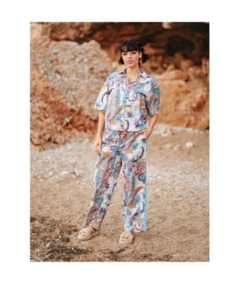 Isla Bonita Moda By SIGRIS - Camisa de Algodón 100% para Mujer, Manga Larga, Estilo Elegante y Versátil