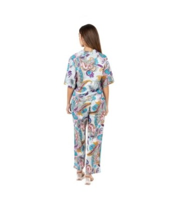 Isla Bonita Moda By SIGRIS - Camisa de Algodón 100% para Mujer, Manga Larga, Estilo Elegante y Versátil