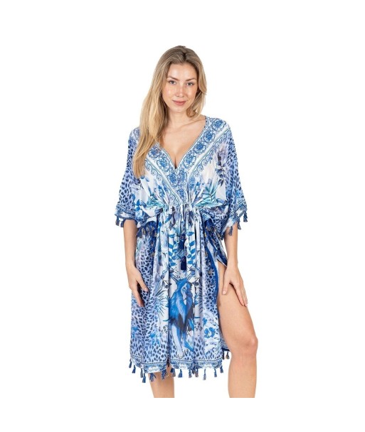 Isla Bonita Moda By SIGRIS - Poncho de Algodón 100% para Mujer