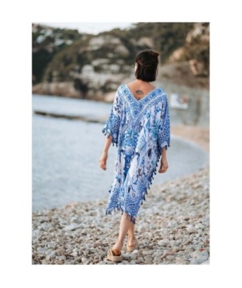 Isla Bonita Moda By SIGRIS - Poncho de Algodón 100% para Mujer