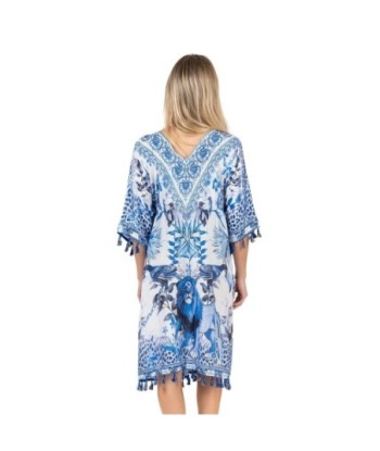 Isla Bonita Moda By SIGRIS - Poncho de Algodón 100% para Mujer