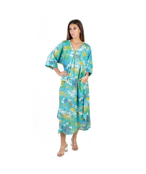 Isla Bonita Moda By SIGRIS - Vestido Largo Midi para Mujer, Elegante y Moderno